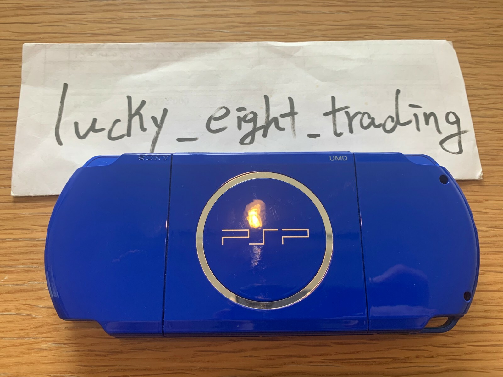 PSP 3000 White Blue Hunters Pack Monster Hunter Console Charger [CC]
