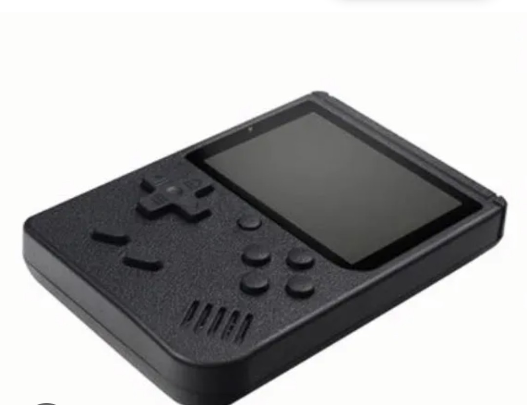 Plus Handheld Game System 3.0in Backlit Screen Rechargeable TV Out Black