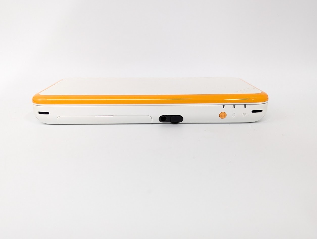 B7031 Nintendo new 2DS console LL XL White x Orange w/pen memory 4GB fx