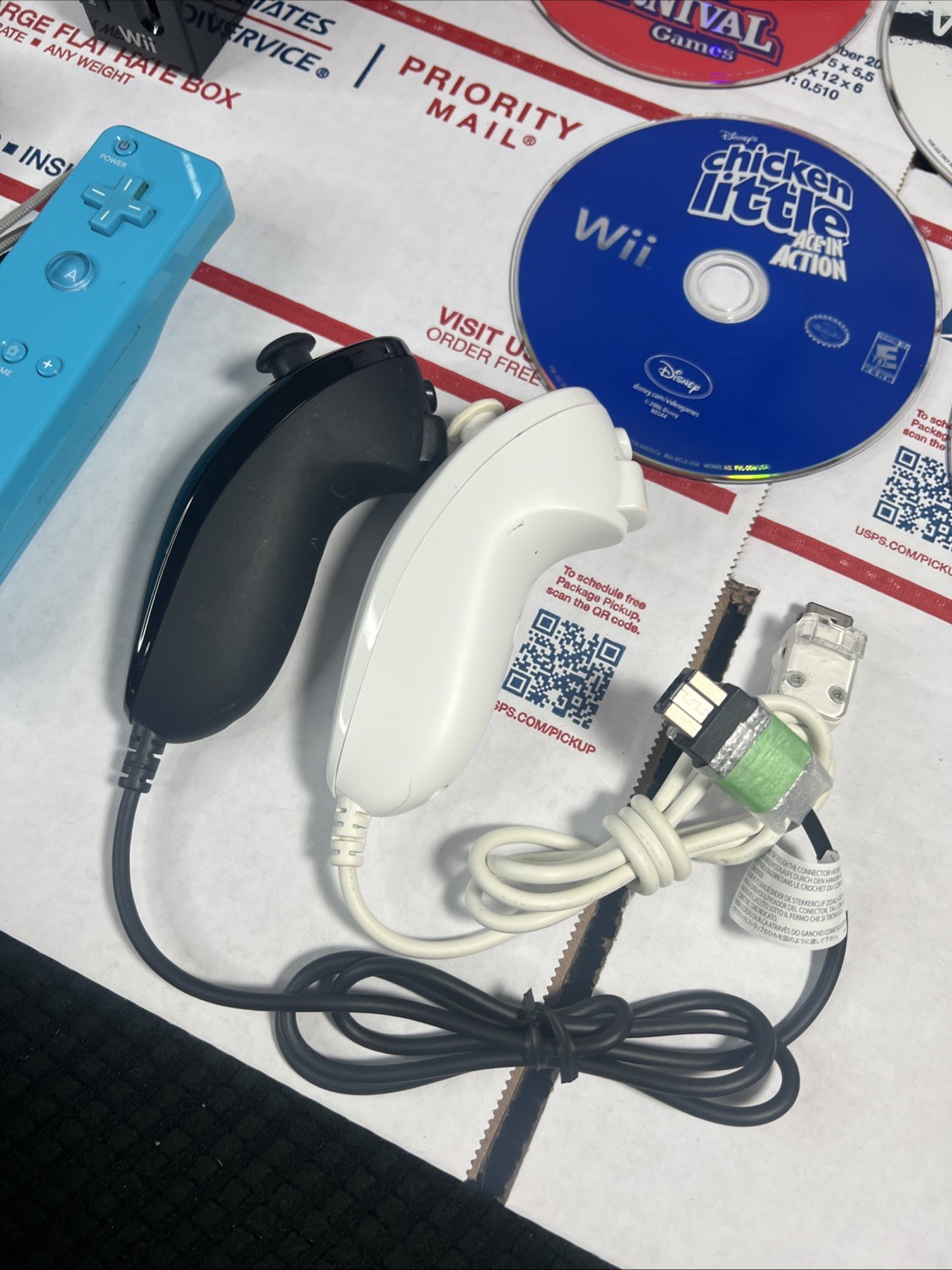 Nintendo Wii Console Bundle W/ Wii Motion & SUPER MARIO – SAME DAY – WARRANTY