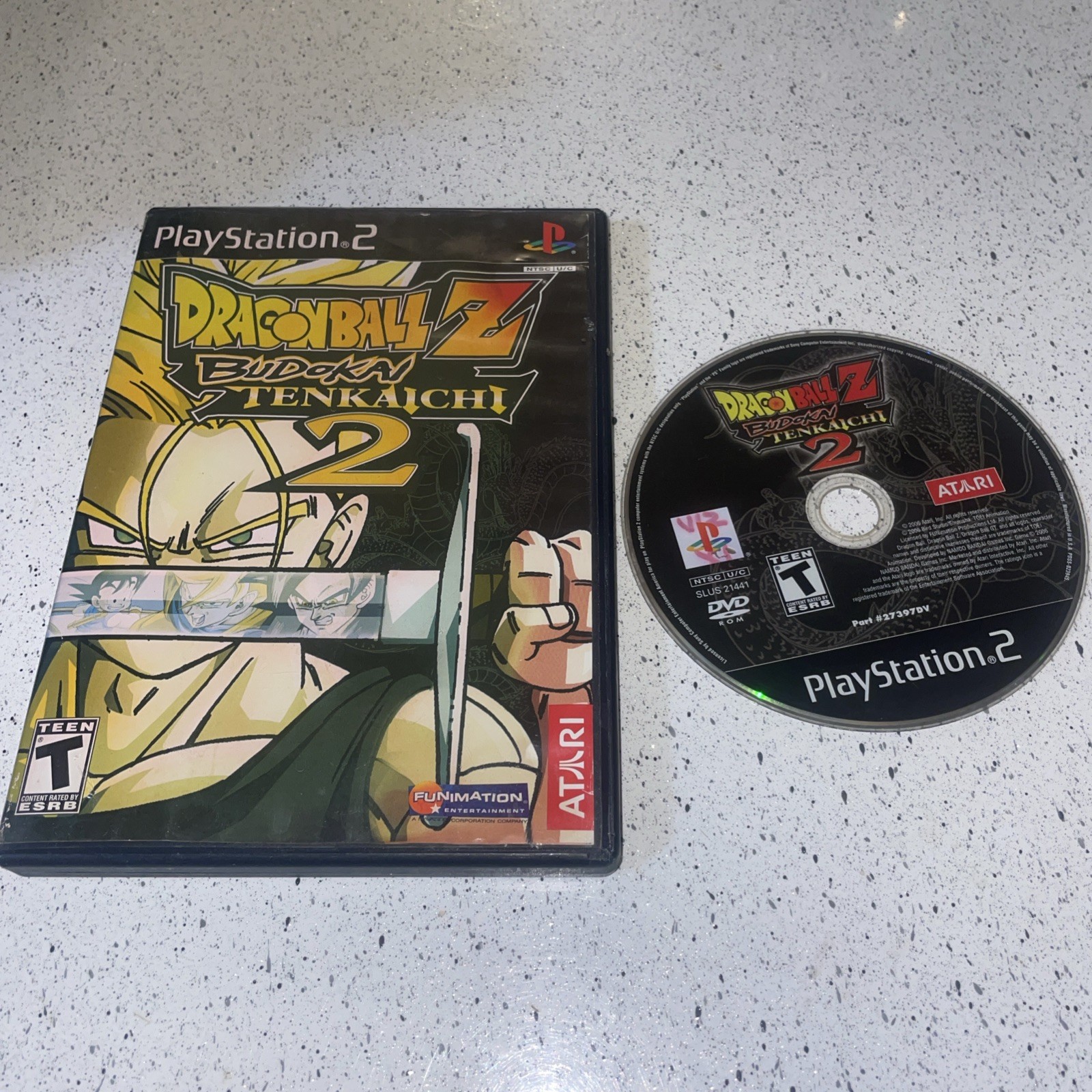 Dragon Ball Z: Budokai Tenkaichi 2 (Sony PlayStation 2, 2006) No Manual
