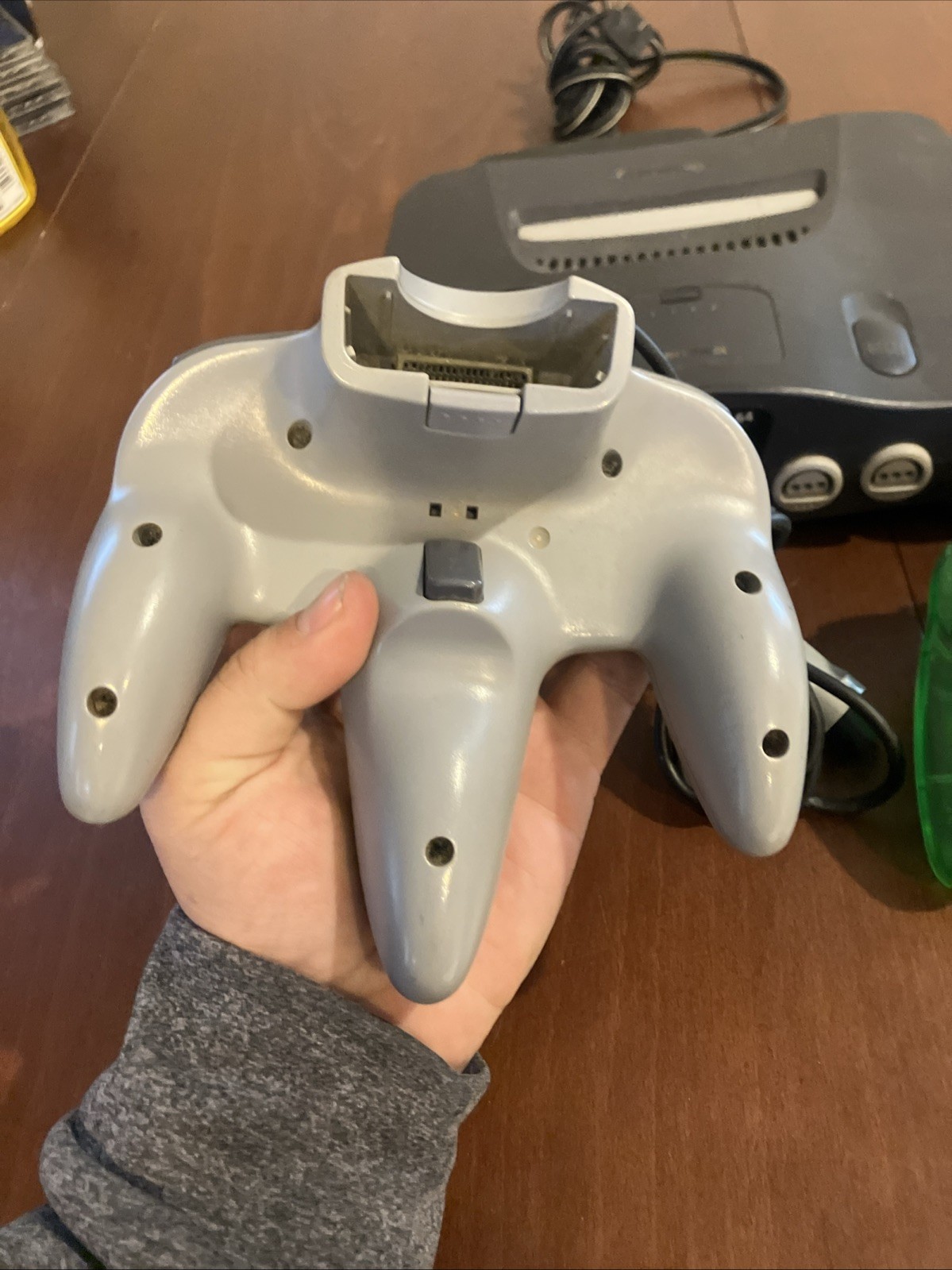 Nintendo 64 Console W/ Standard & Jungle Green Controllers Tested