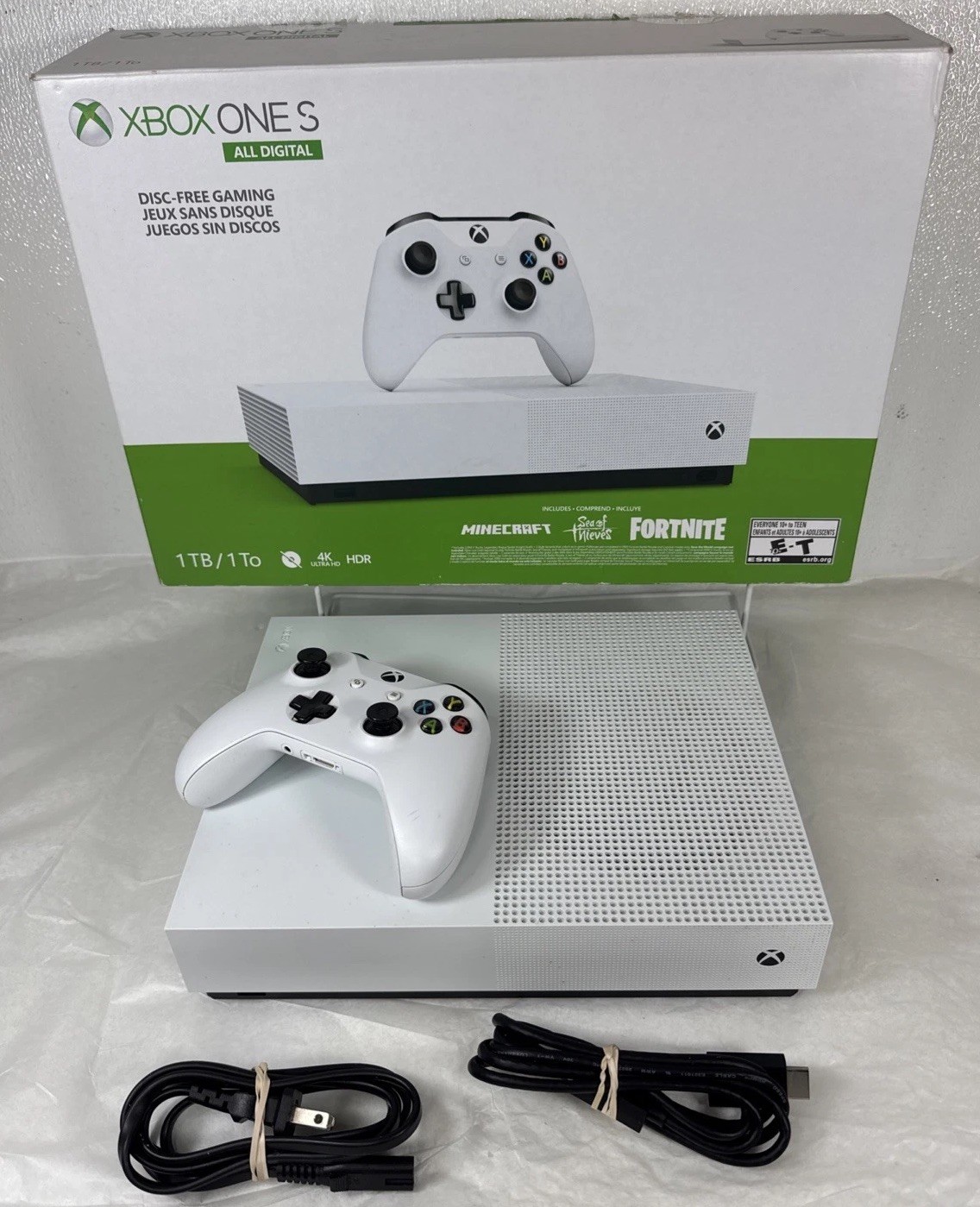 Microsoft Xbox One S All-Digital Edition 1TB Video Game Console – White