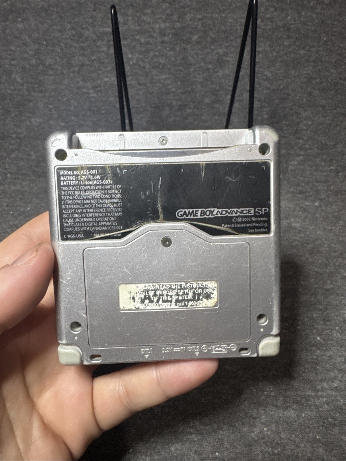 Nintendo Game Boy Advance SP Handheld System – Platinum 4