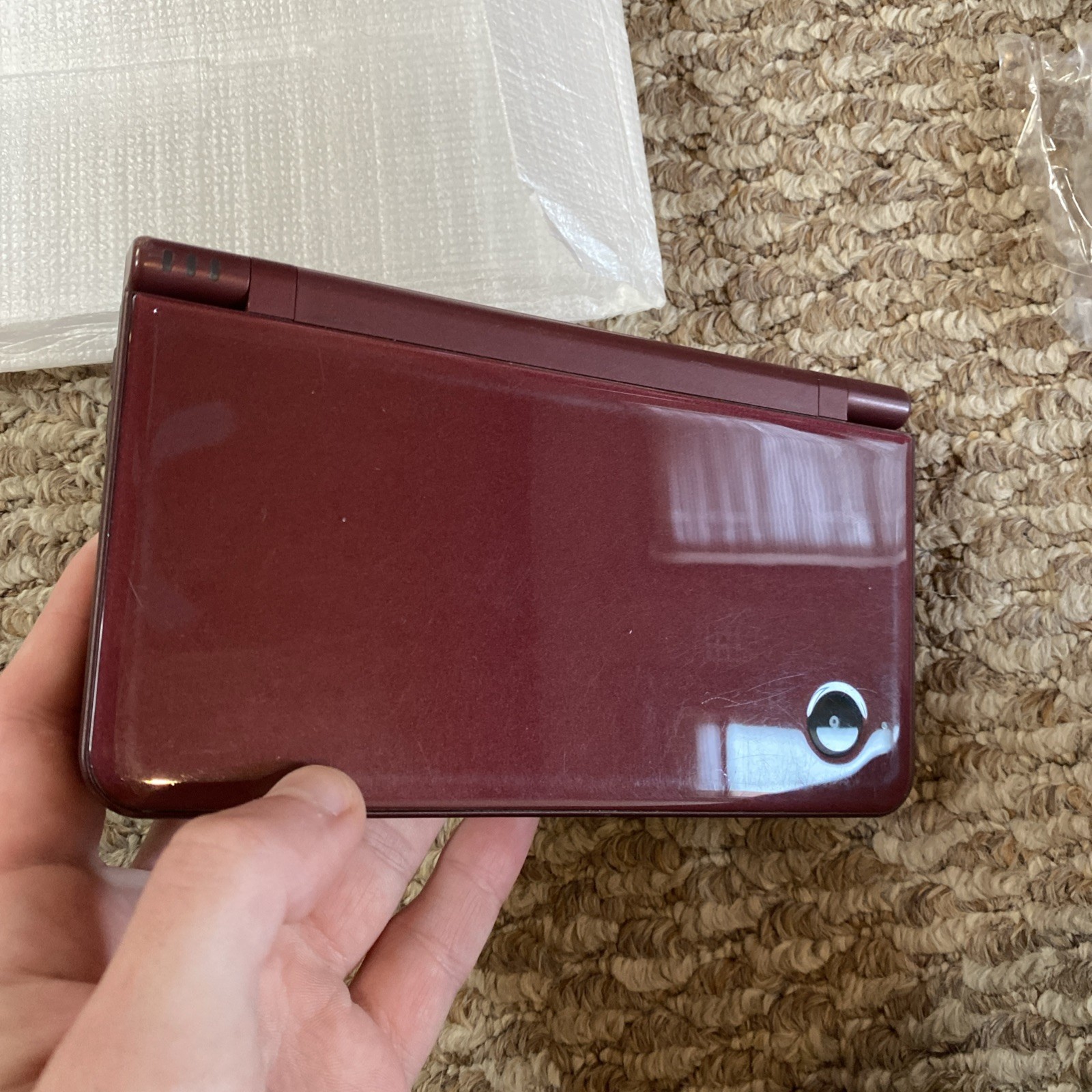 Nintendo DSi XL Burgundy Complete In Box CIB, ! Stylus, Manual!