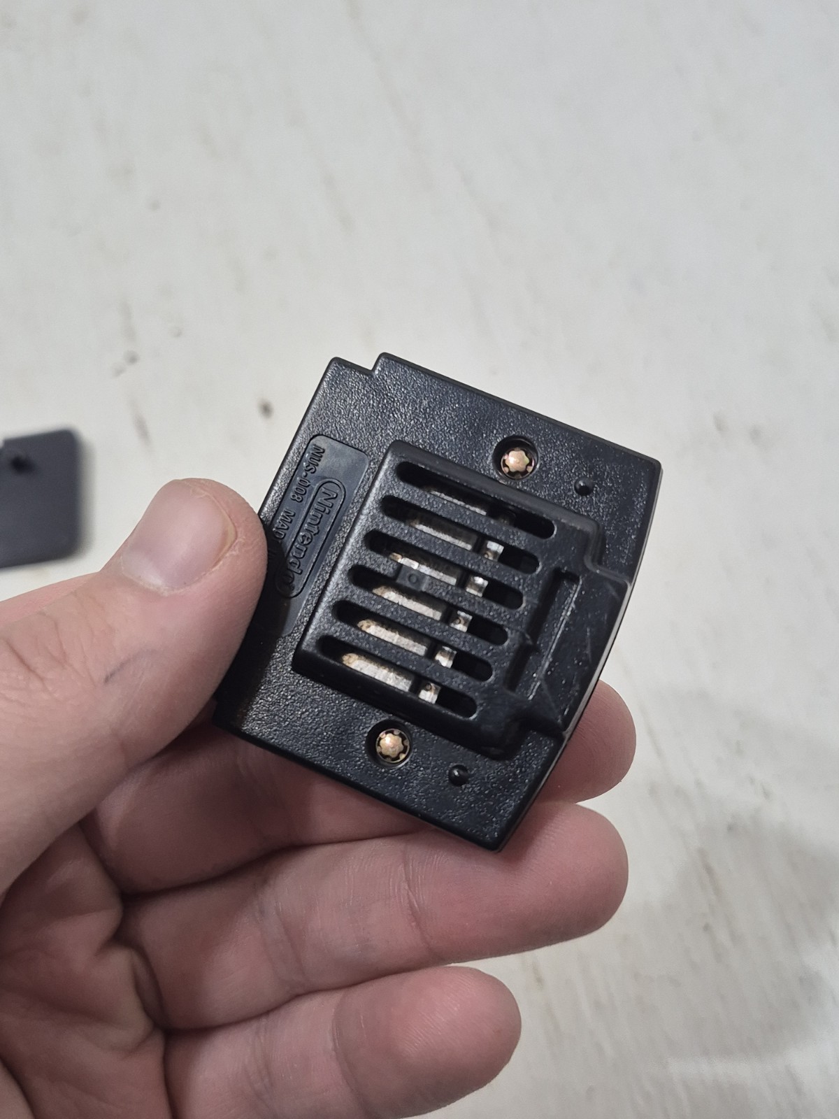 Authentic Nintendo 64 N64 Jumper Pak & Cover Expansion Port Lid Replacement