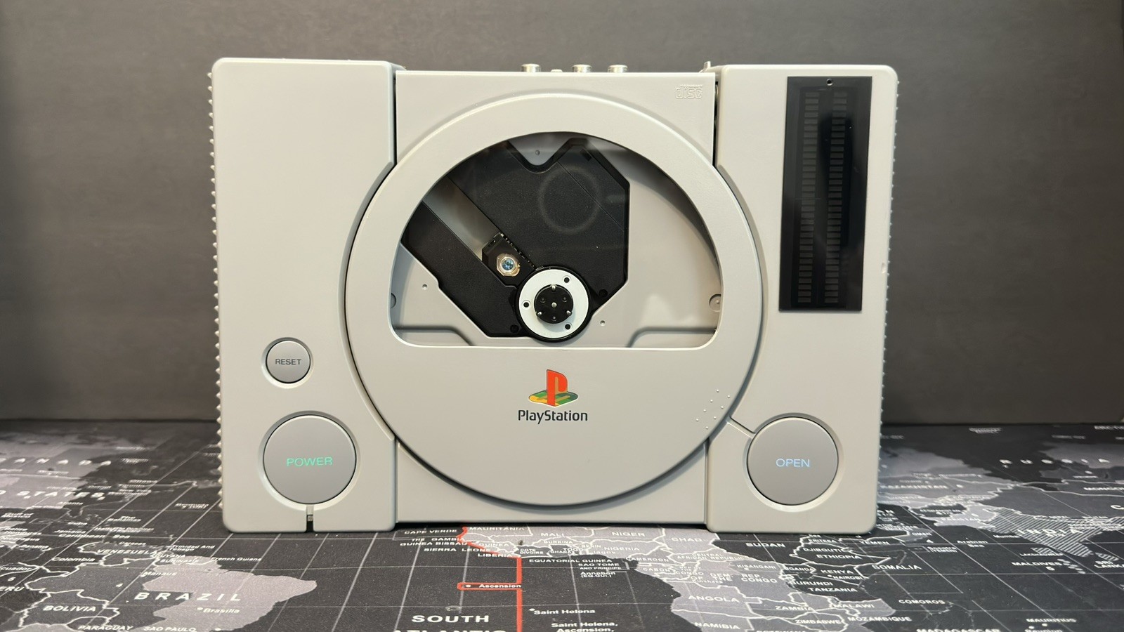 PLAYSTATION 1 PS1-CUSTOM CLEAR WINDOW LID!
