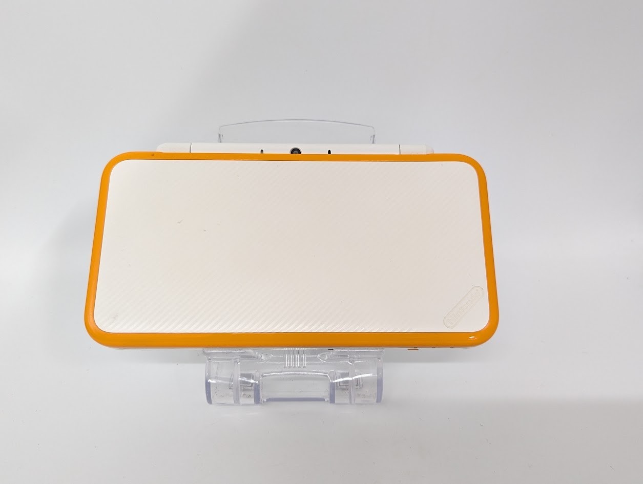 B7031 Nintendo new 2DS console LL XL White x Orange w/pen memory 4GB fx
