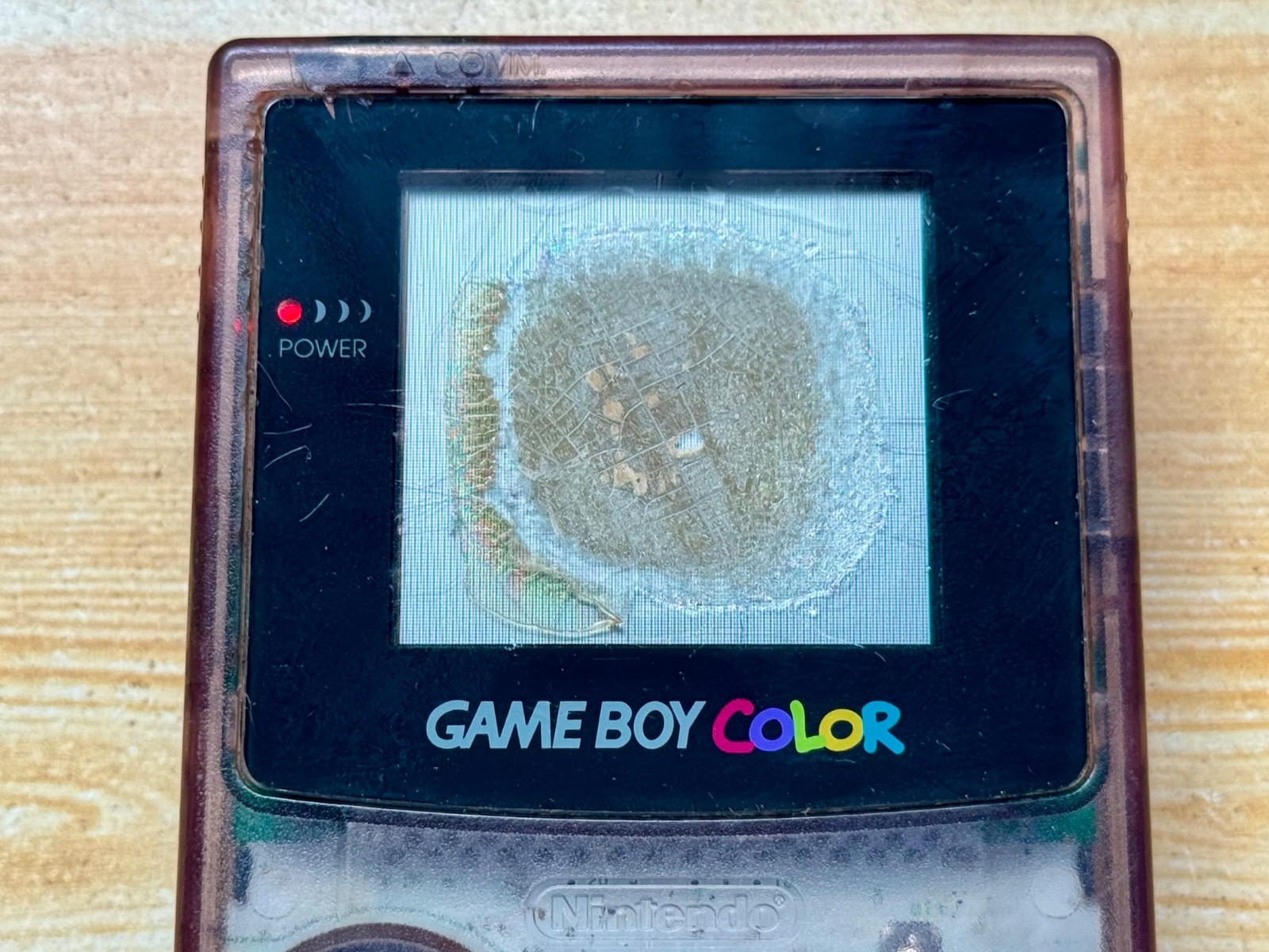 Nintendo Gameboy Color CGB-001 Atomic Translucent Purple Handheld System Console