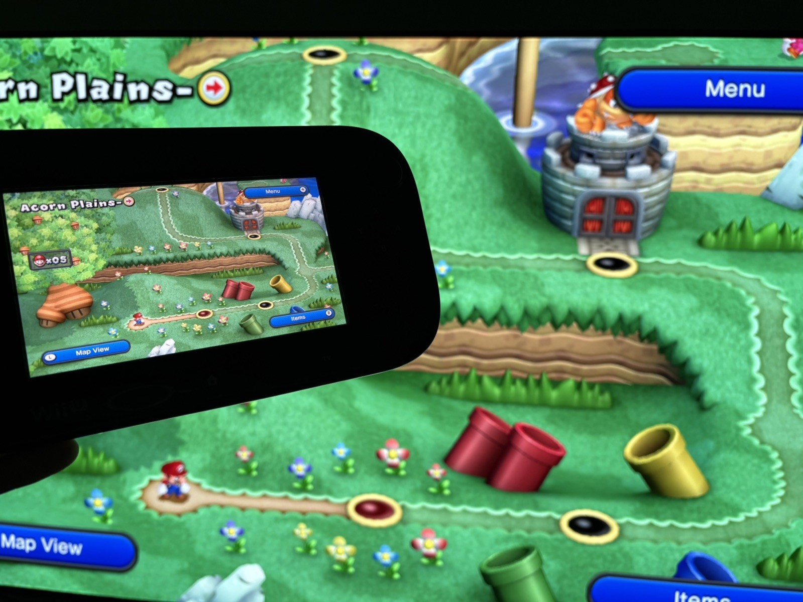Nintendo Wii U 32GB Deluxe Console , Mario Kart 8 and Super Mario Bros. u TESTED