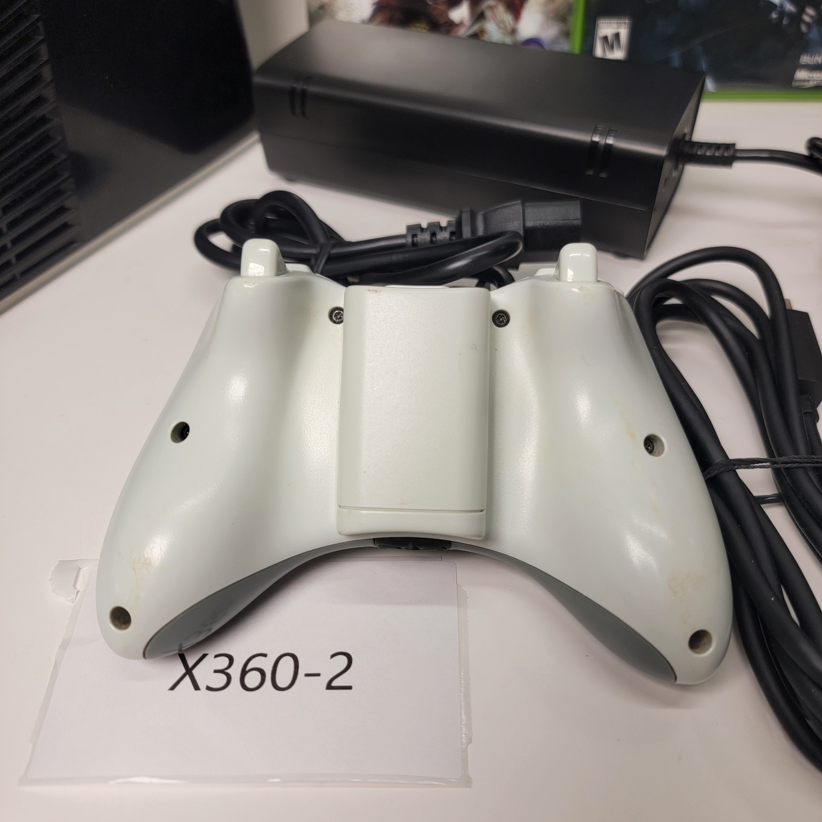 Xbox 360 Slim 250GB Console Bundle Controller 2 Games Tested and Working