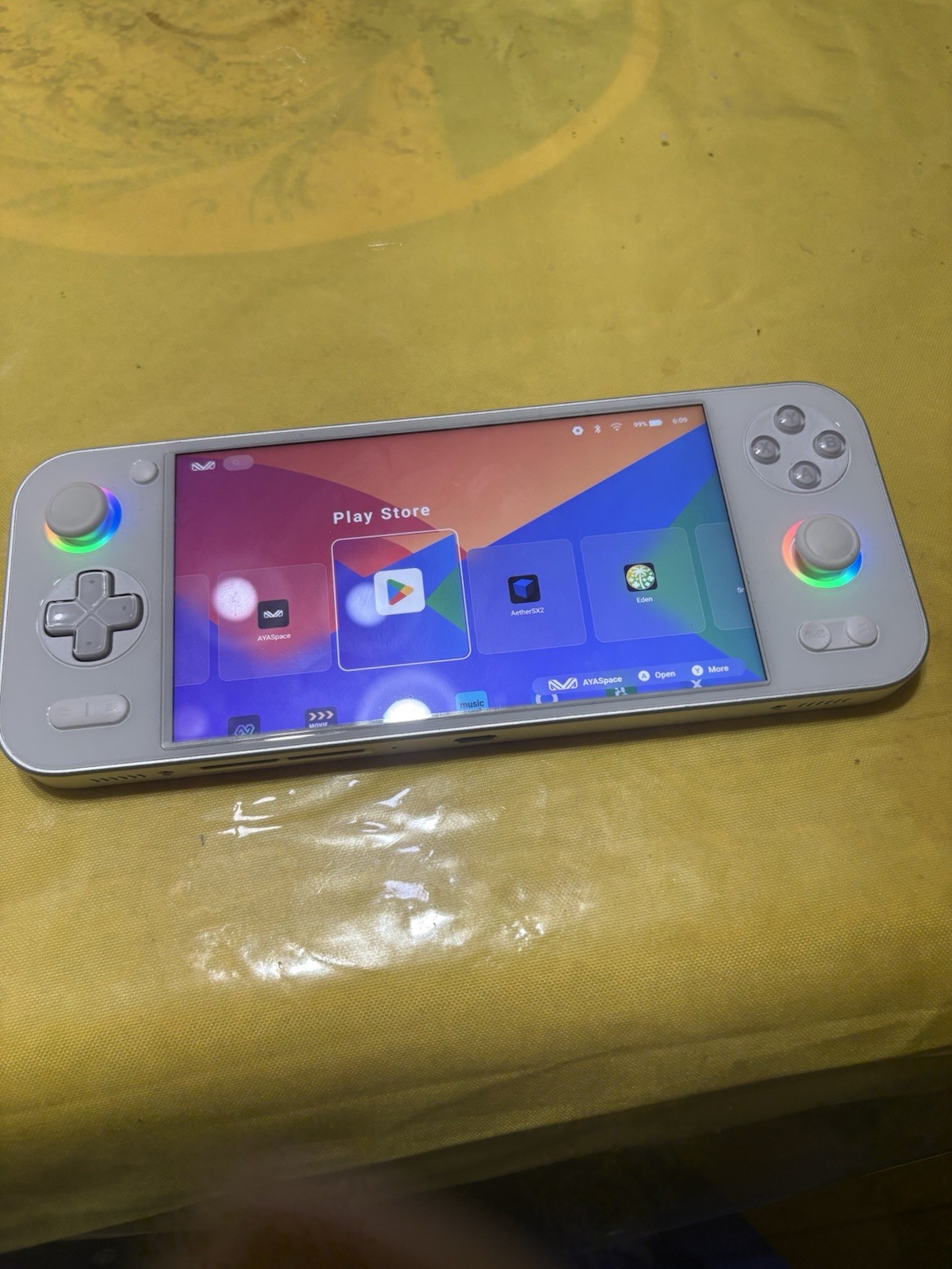 AYANEO Pocket S Gaming Console 16GB/512GB White 1440p