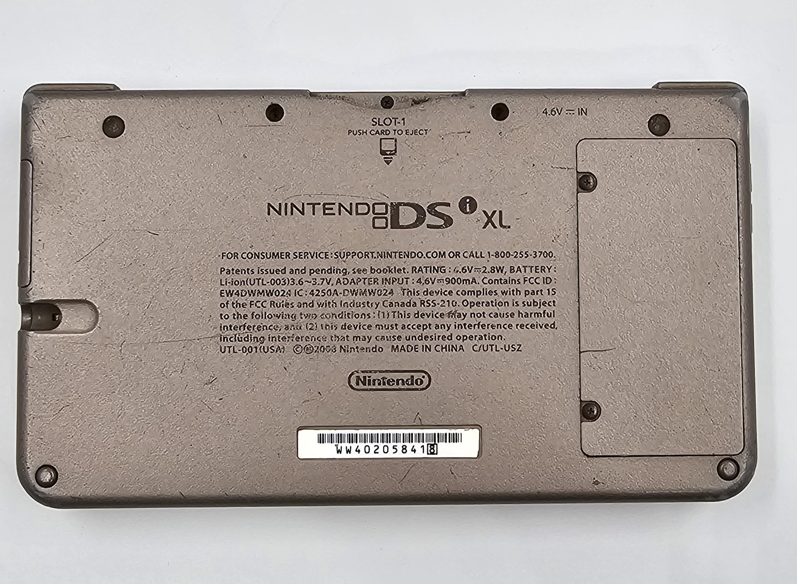Nintendo DSi XL Bronze Brown With Original Box, Charger, Stylus Tested Works