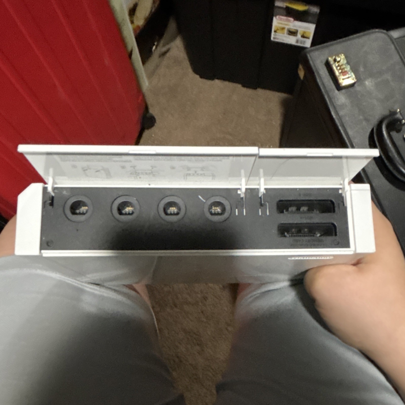 Nintendo Wii RVL-001 White Console Wi-Fi USB-A HDMI Component RCA with everythin