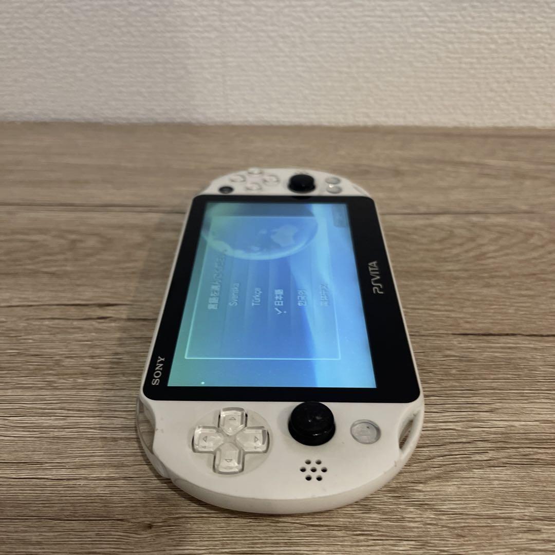 Excellent+++++ PlayStation Vita Wi-Fi Model Glacier White PCH-2000 ZA22 Japan