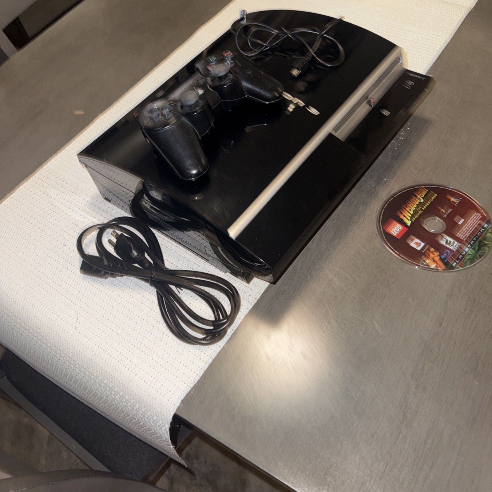 Sony PlayStation 3 CECHG01 Console 40GB PS3 + 1 Controller+Lego Game Cables