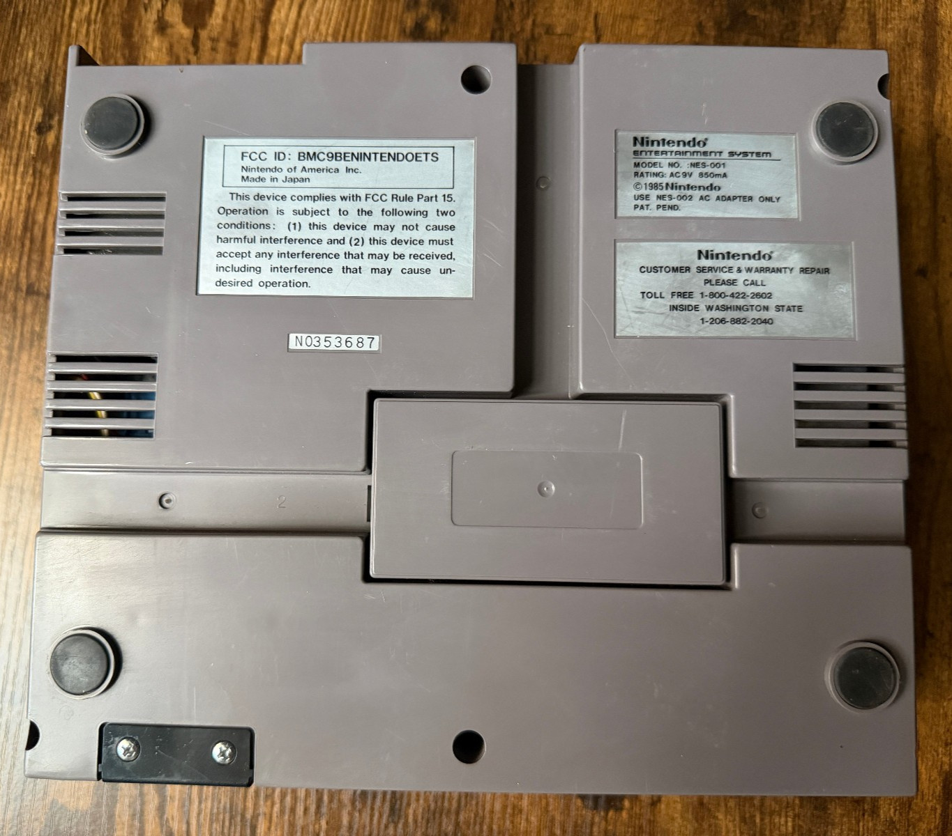 Stack-Up/Gyromite/Duck Hunt Nintendo NES complete box rob post-Deluxe Set system