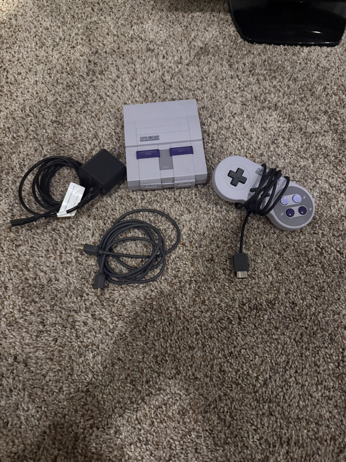Nintendo Super NES Control Deck Mini SNES Classic Edition CLV-201, 1 Controllers