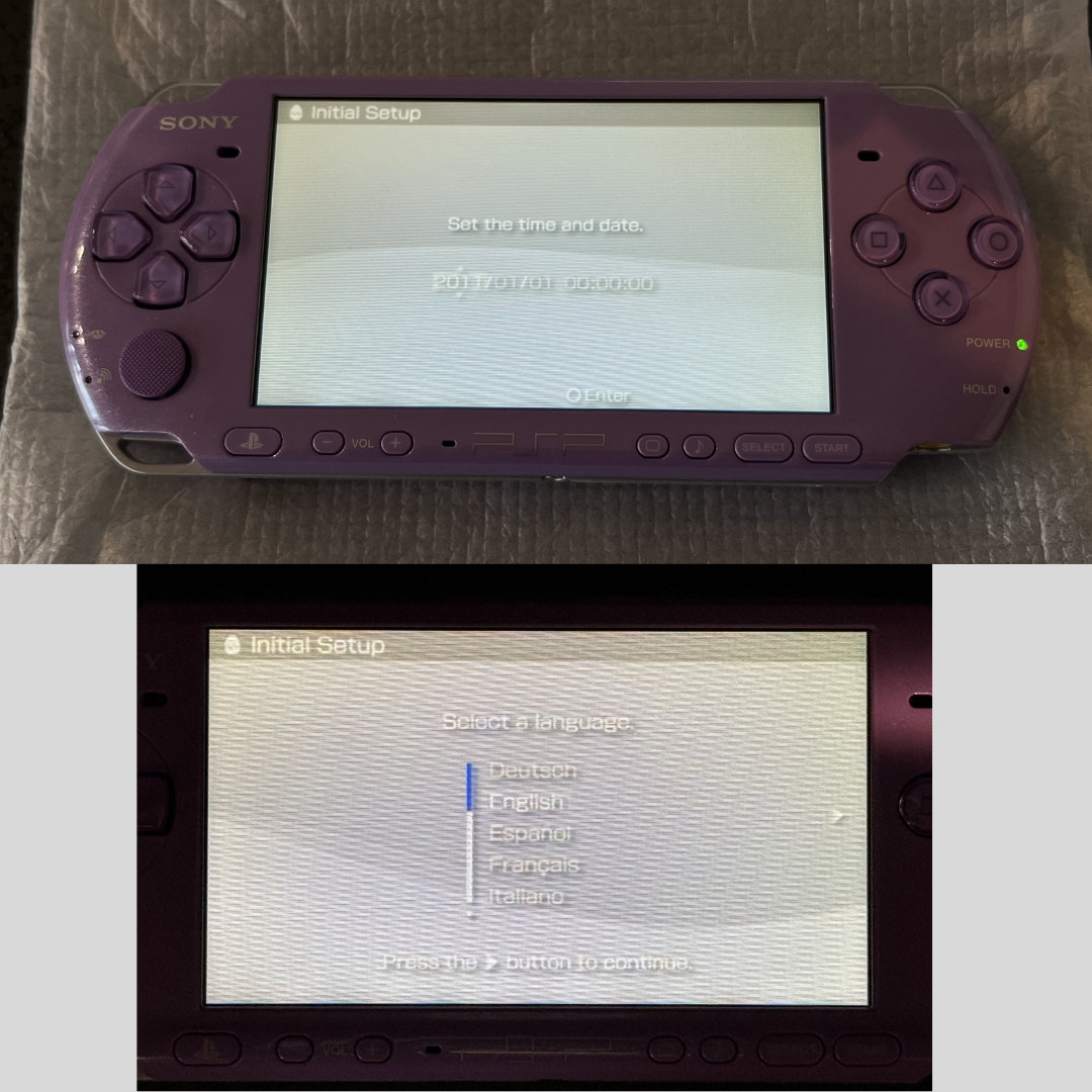 Sony PSP-3000 Console Lilac Purple Airou Village Limited – Open box unused