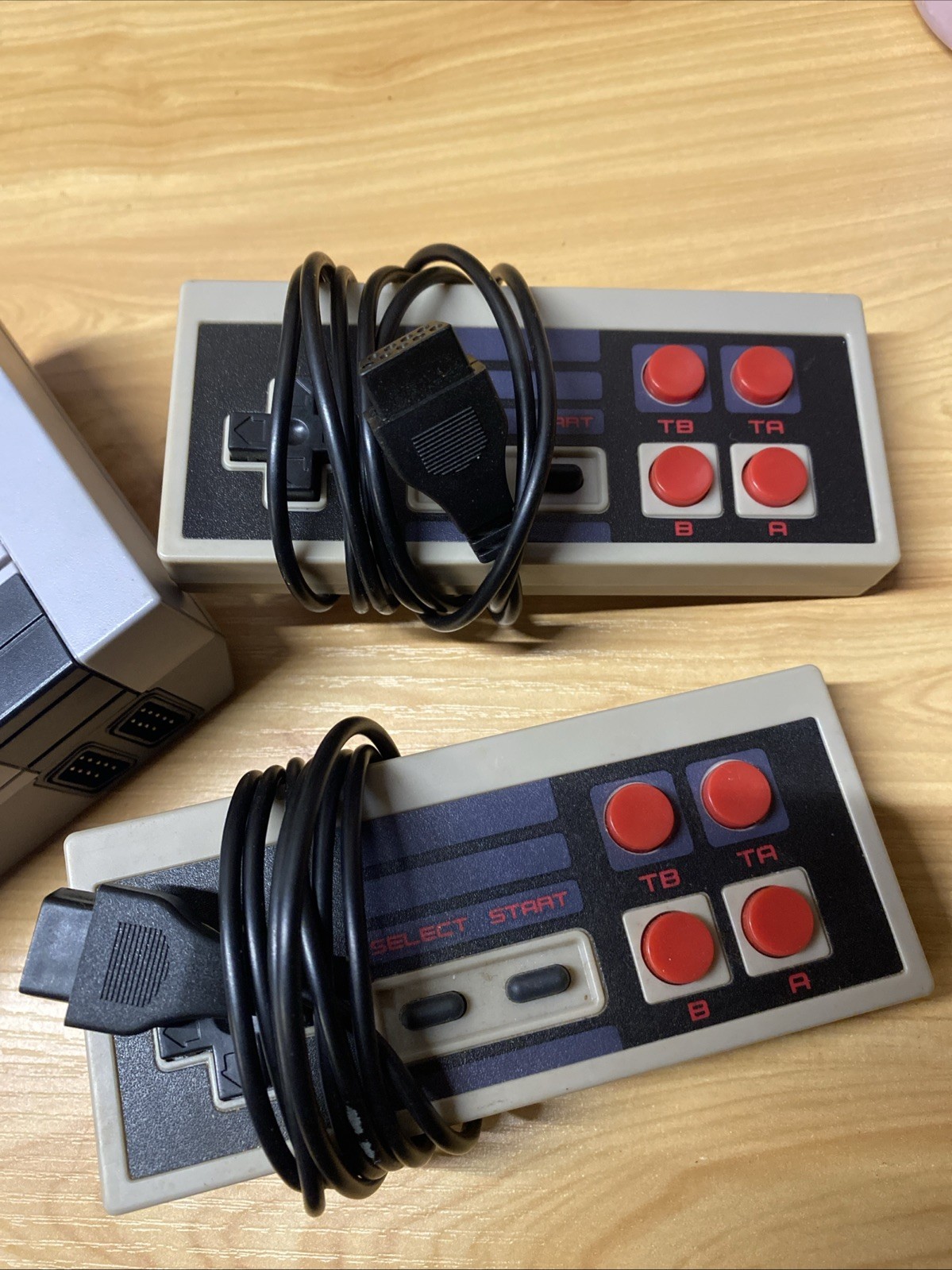 Nintendo NES Classic Microconsole with Two Controllers Missing Cords Untested