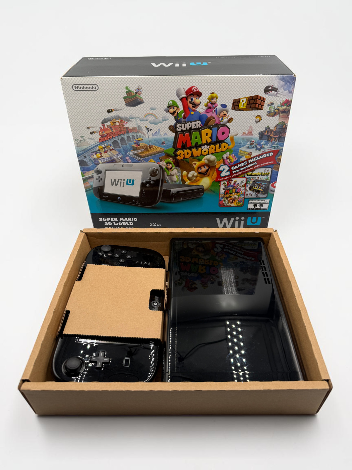 Nintendo Wii U 32GB – Super Mario 3D World Deluxe Set CIB Complete Box Pristine