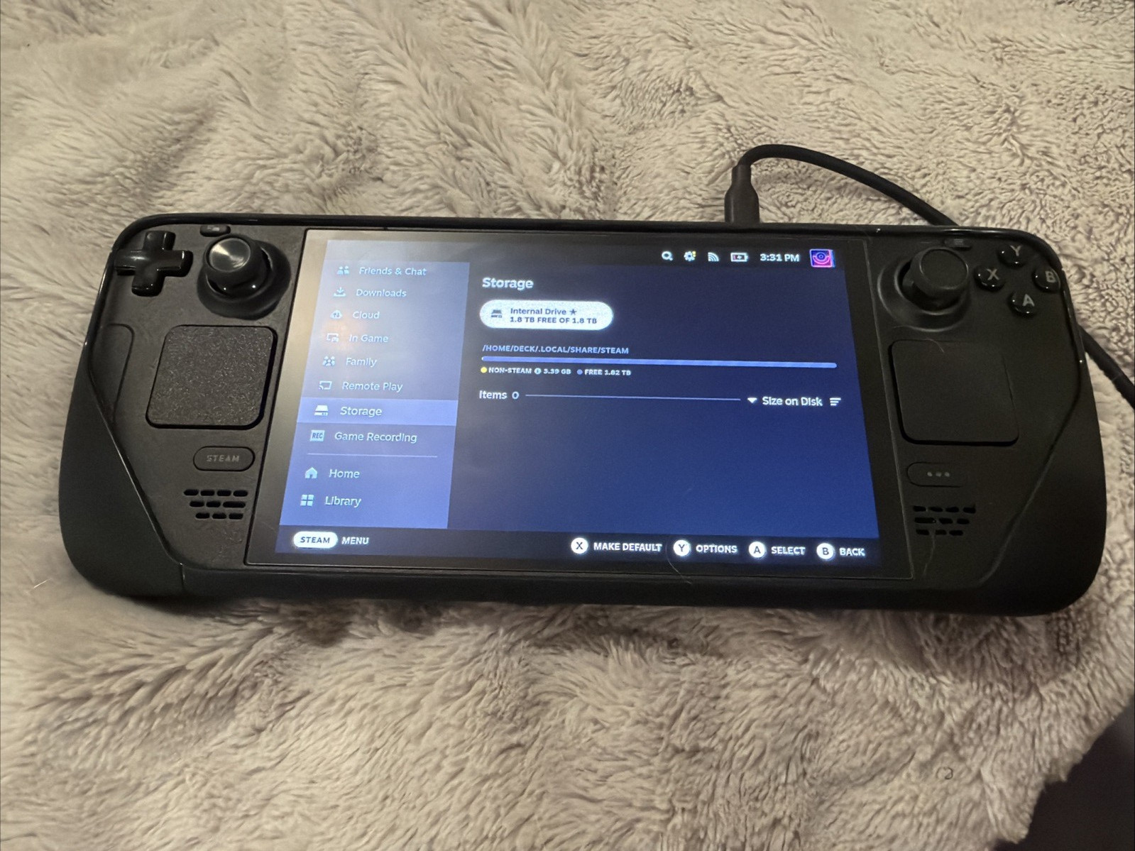 Valve Steam Deck OLED Upgraded 2TB SSD + 512GB SD + 3 Cases