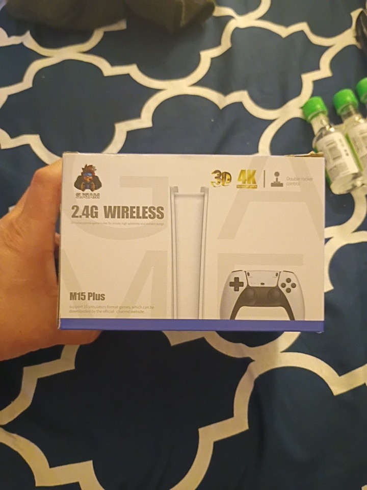 M15 Plus 2.4G Wireless 4K UHD Home Video Game Console White 3D Audio