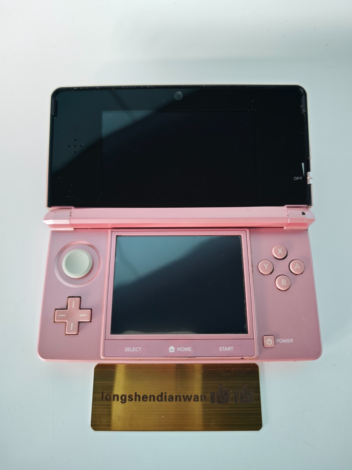 Nintendo Pink 3DS game console used