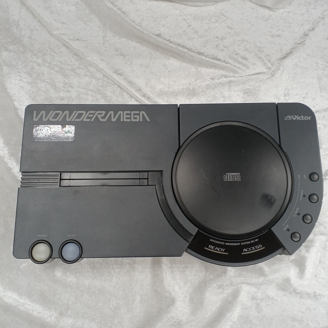 VICTOR Wonder Mega RG-M1 Sega Mega Drive CD Combo Console Japan Karaoke MIDI