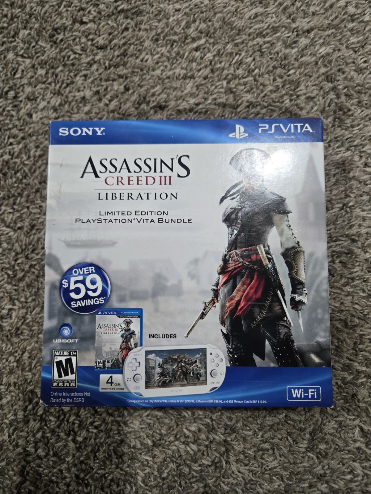 PS Vita Game Bundle Assassin’s Creed III Liberation Console PCH-1001, 12 Games