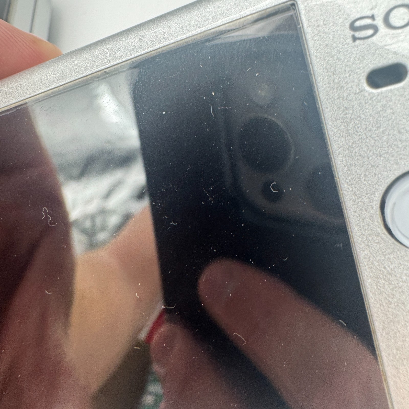 Silver PSP 2001 w/ Battery, Charger, Screen Protector (INCLUDES MEMORY STICK)