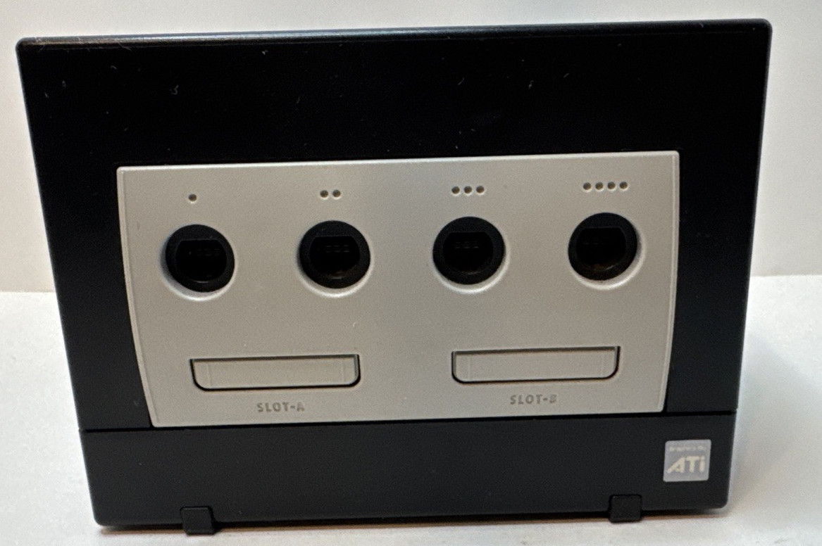 Nintendo GameCube Console OEM Controller & Power Supply W/128 MB Memory ~Tested