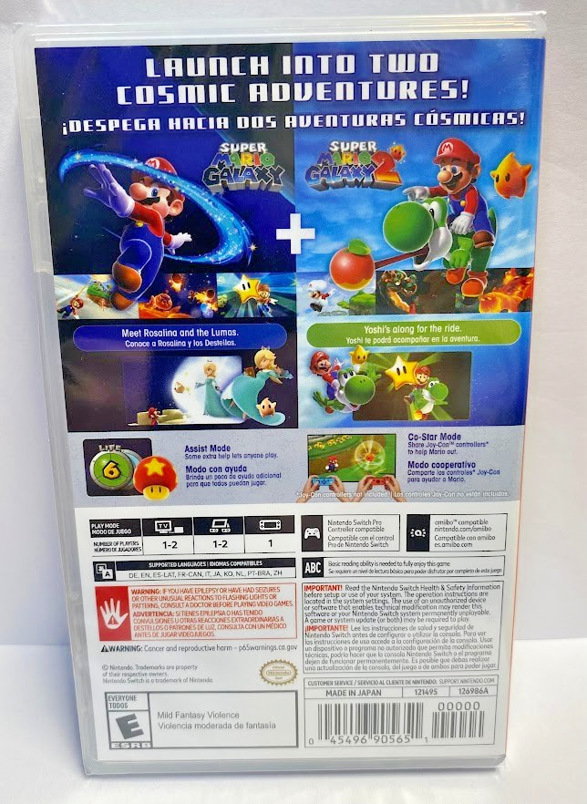 Super Mario Galaxy + Super Mario Galaxy 2 Switch New Game Special [US 2025]