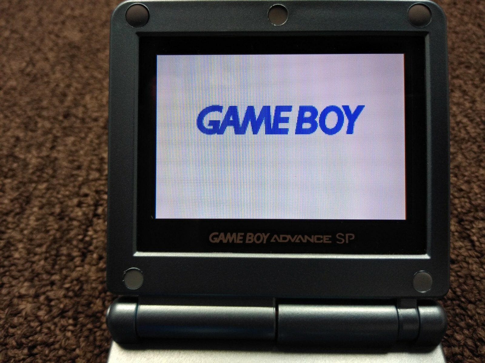 Nintendo Game Boy Advance SP AGS 101 Pearl Blue Bright Version Backlit