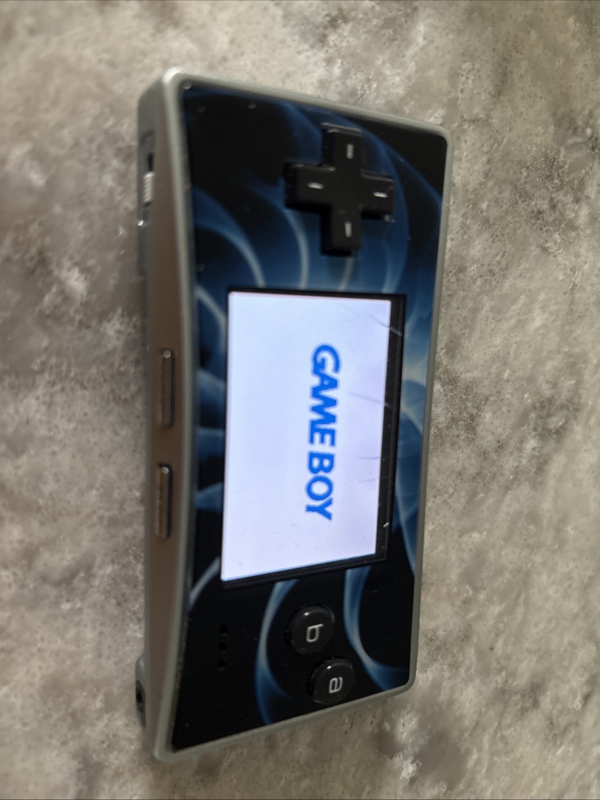 Nintendo Gameboy Advance GBA Micro Handheld Console Black/Silver USB Charger
