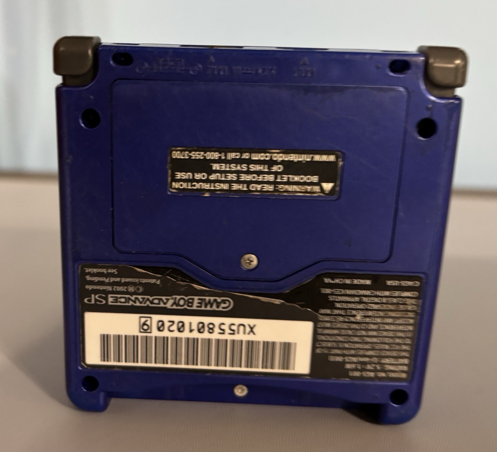 Gameboy Advance Console Cobalt Blue With Charger (GAME NOT INCLUDED)