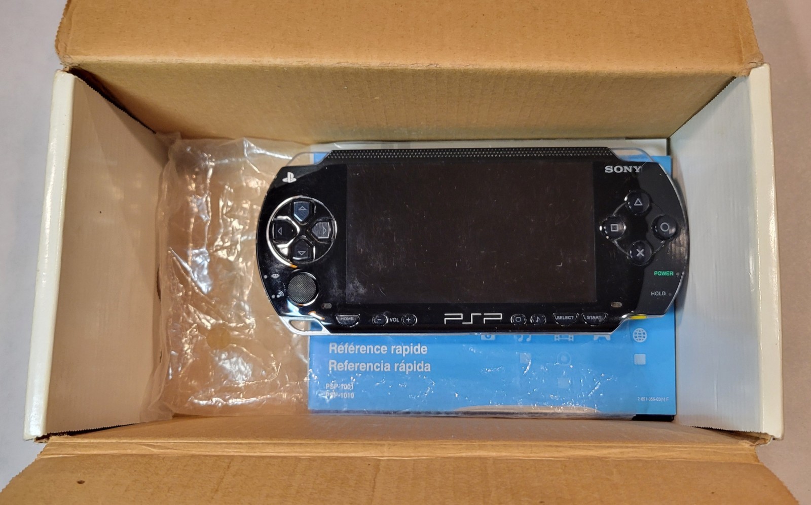 2005 Sony PlayStation Portable PSP PSP-1001 w/ Box Parts & Repair No Battery