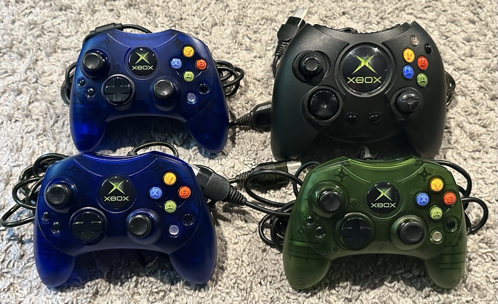 Original Xbox Halo Special Edition Console Bundle With 5 Controllers & 11 Games