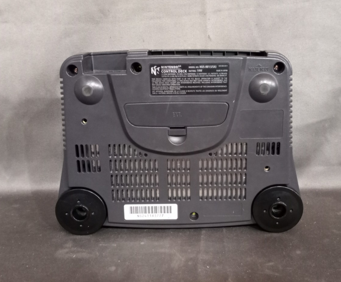 Nintendo 64 (N64) Console – Dark Gray – with Controller, TremorPack Tested