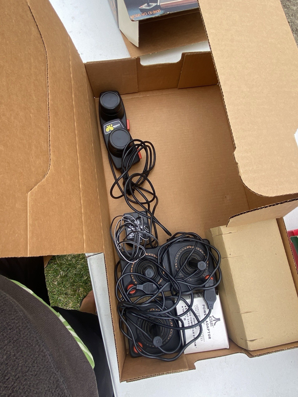 Vintage Atari CX-2600A Console Video Computer System W/ Box And Games