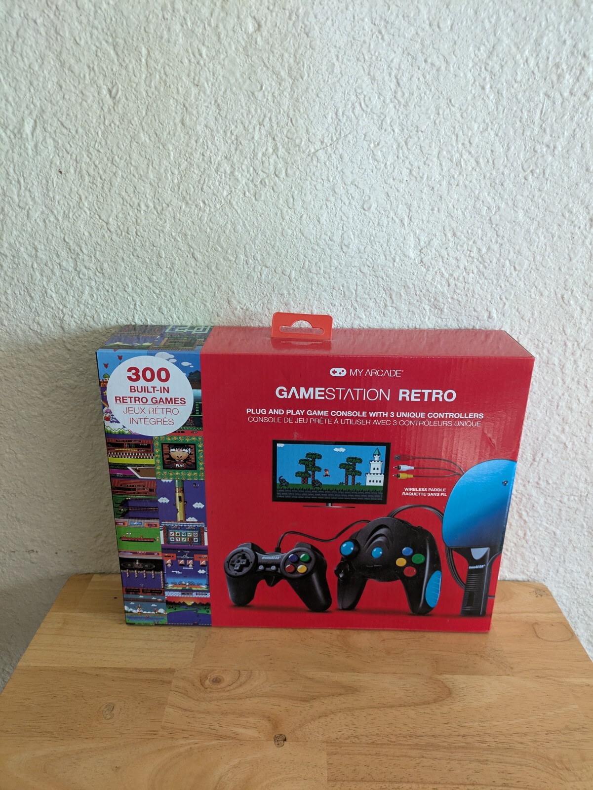 My Arcade GameStation Retro Plug N Play Game System 300 Built In Video Games