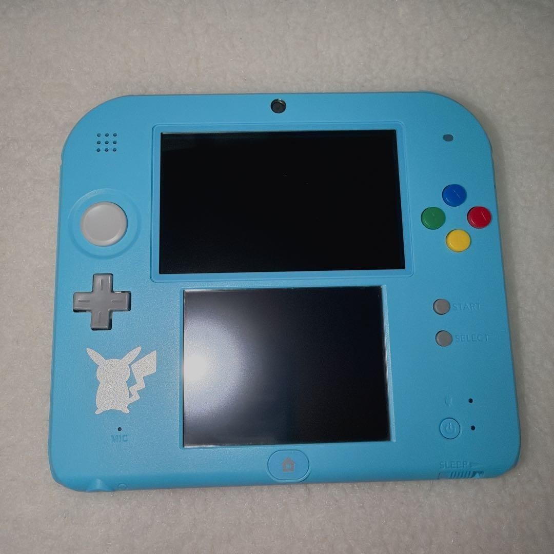 Excellent Nintendo 2DS Pokemon Sun Moon – Light Blue Tested Used