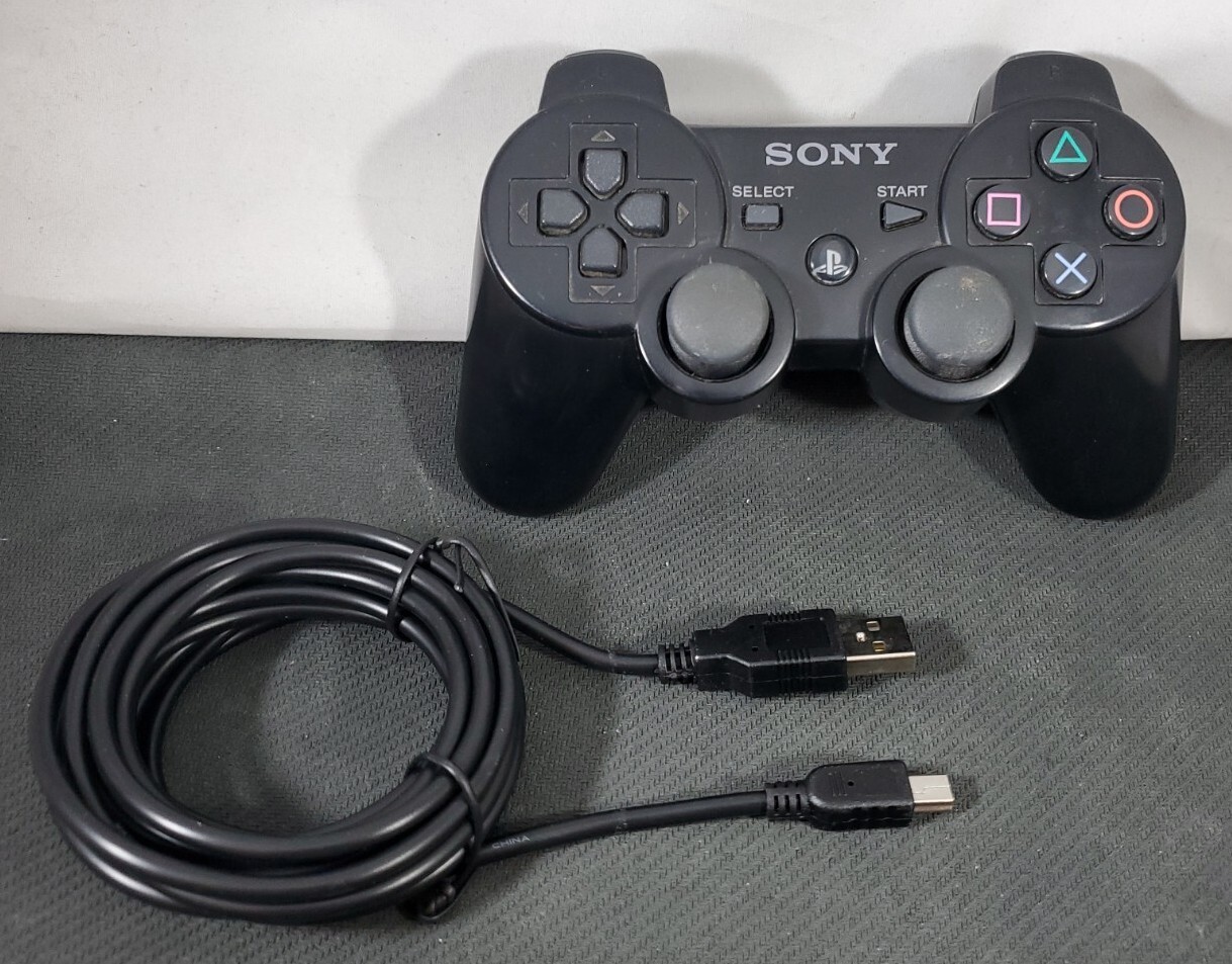 Sony Playstation 3 Slim (PS3) 160 GB Console w/Hookups & Controller, Tested #1
