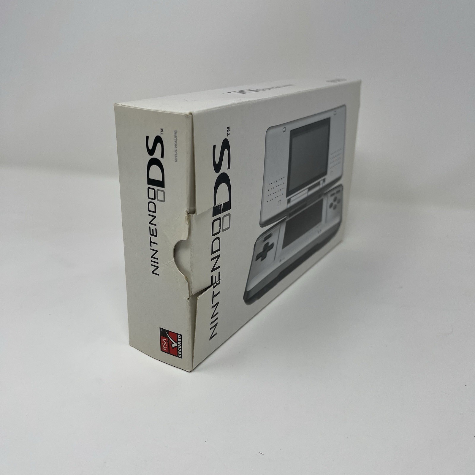 Silver Nintendo DS Original – (NTR-001 ) w/ Box – Good Condition – Japanese