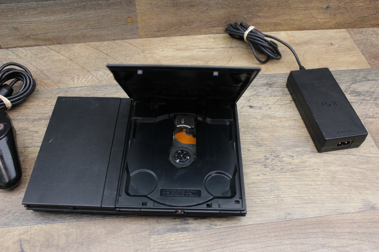 PlayStation 2 Slim Console W/Cords & One Controller PS2 Model SCPH-77001 TESTED
