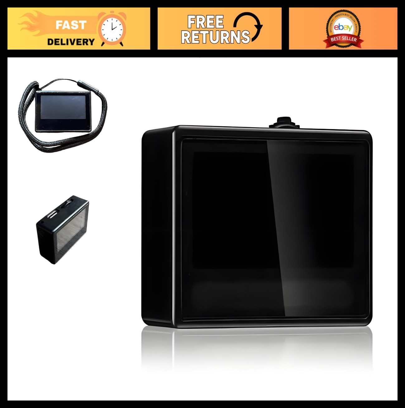 NFC Emulator with 1.3″ OLED, Type-C Charging, Built-in Antenna, Rewritable Tags/