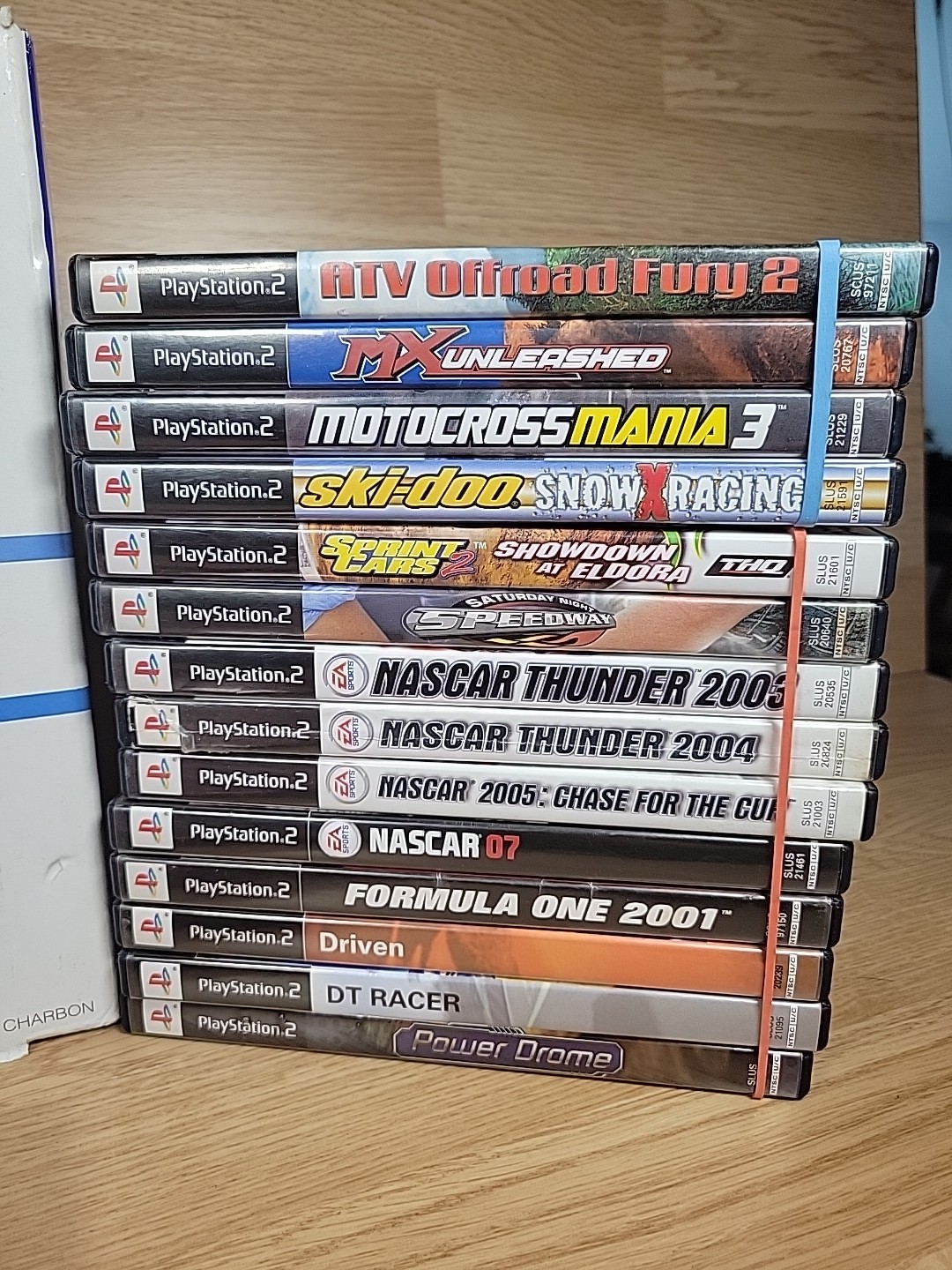 Sony PlayStation 2 Slim Console Bundle With 28 Games and Box READ!