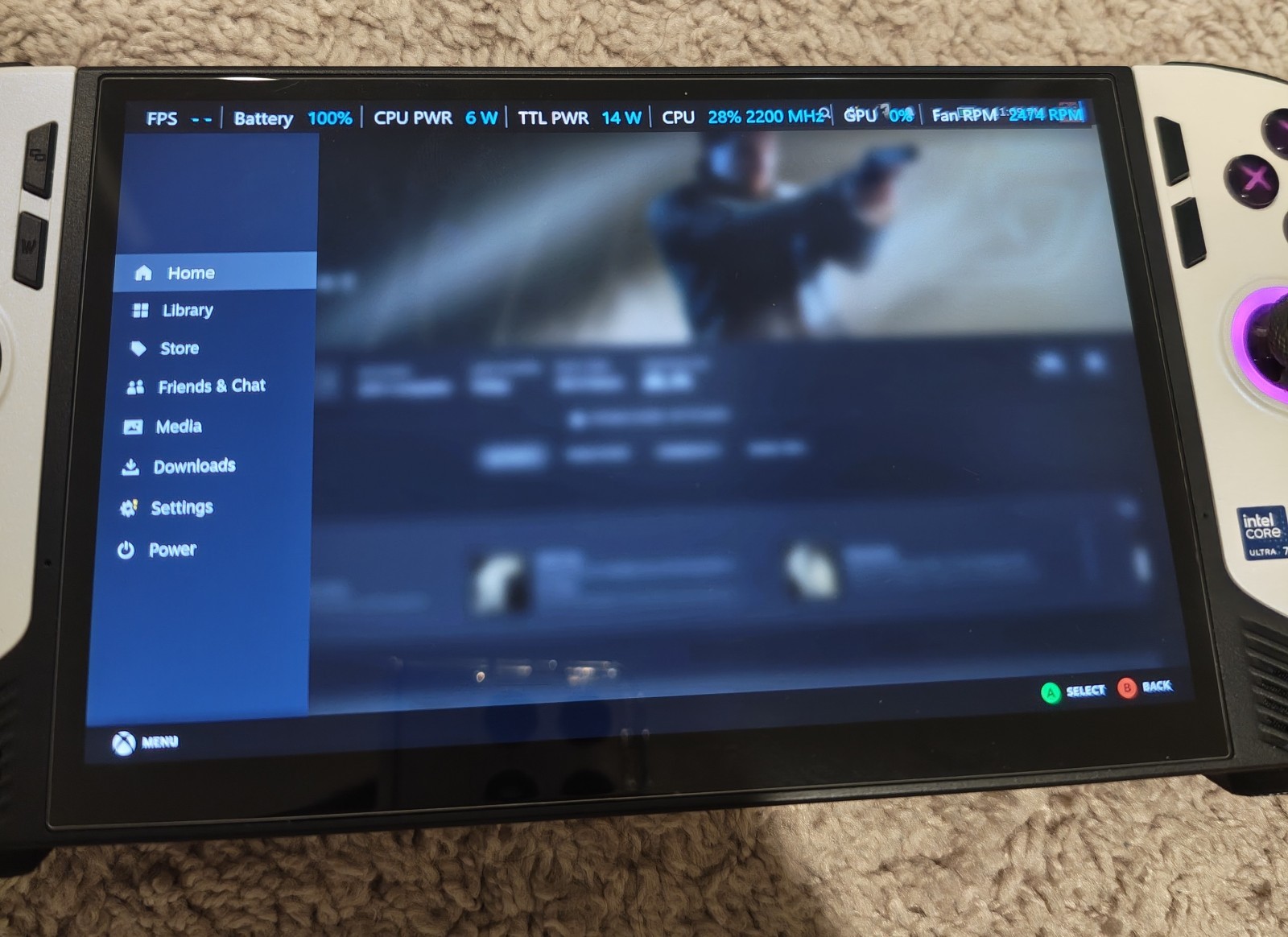 MSI CLAW 8 AI+ A2VM POLAR TEMPEST EDITION-084US Gaming Handheld U7 32GB 1TB