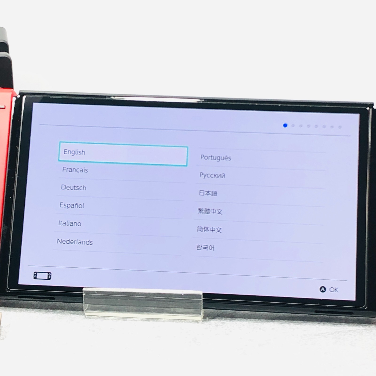 [EX+5] Nintendo Switch OLED Model HEG-001 Console Red Joy-Con Region Free 5-117