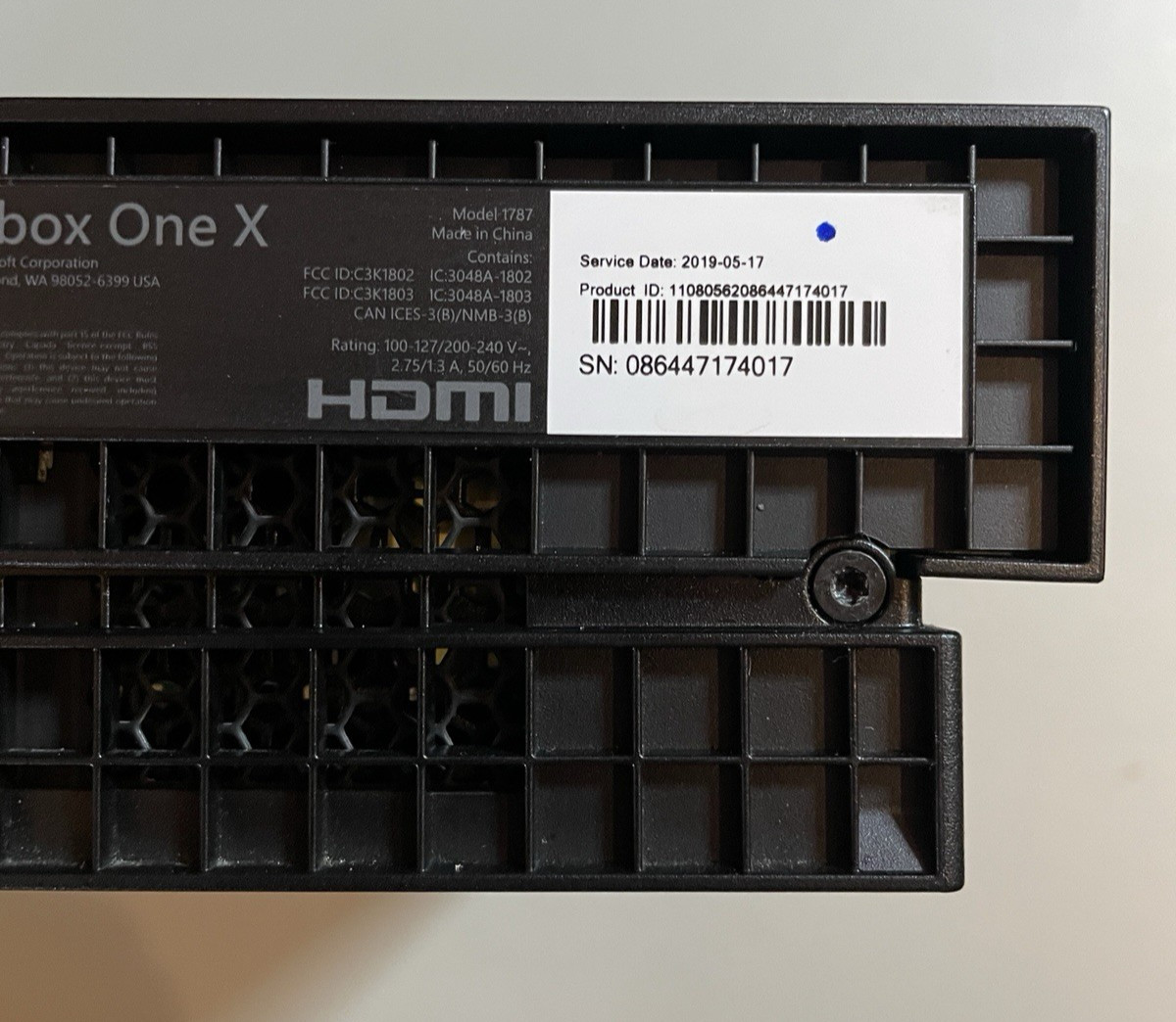 Microsoft Xbox One X 1TB Console Only